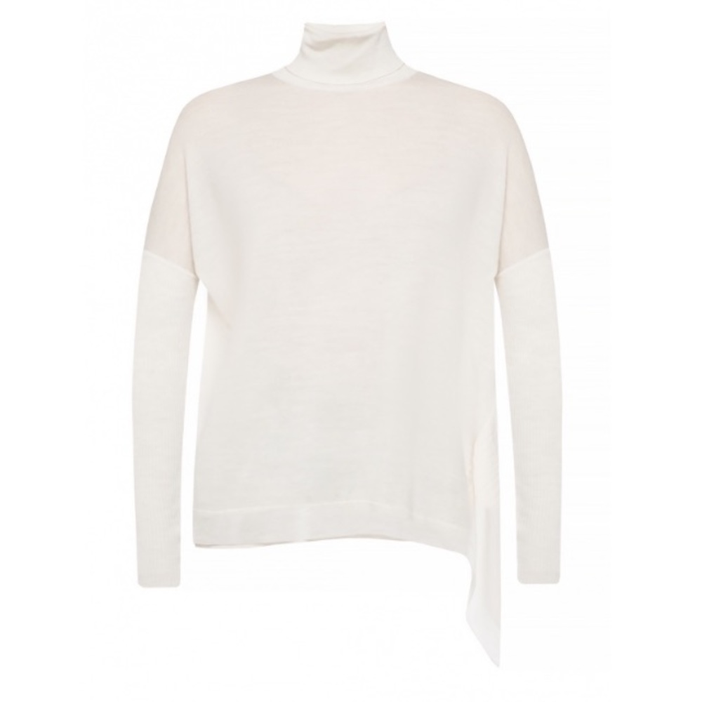All Saints Alda asymmetrical turtle neck sweater. 100% merino wool. - Picture 3 of 11